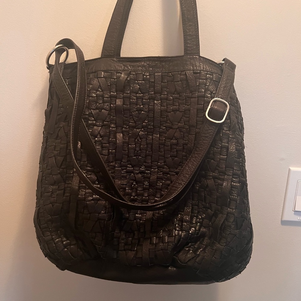 Day and mood leather bag